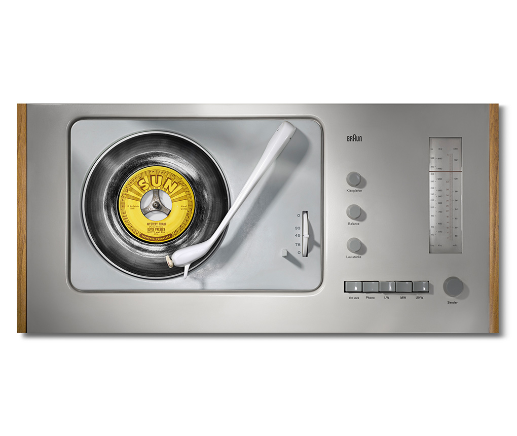 <p>Elvis Presley - Mystery Train - on Braun</p> »Music should be something that makes you gotta move, inside or outside.« <span>Elvis&nbsp;Presley</span>